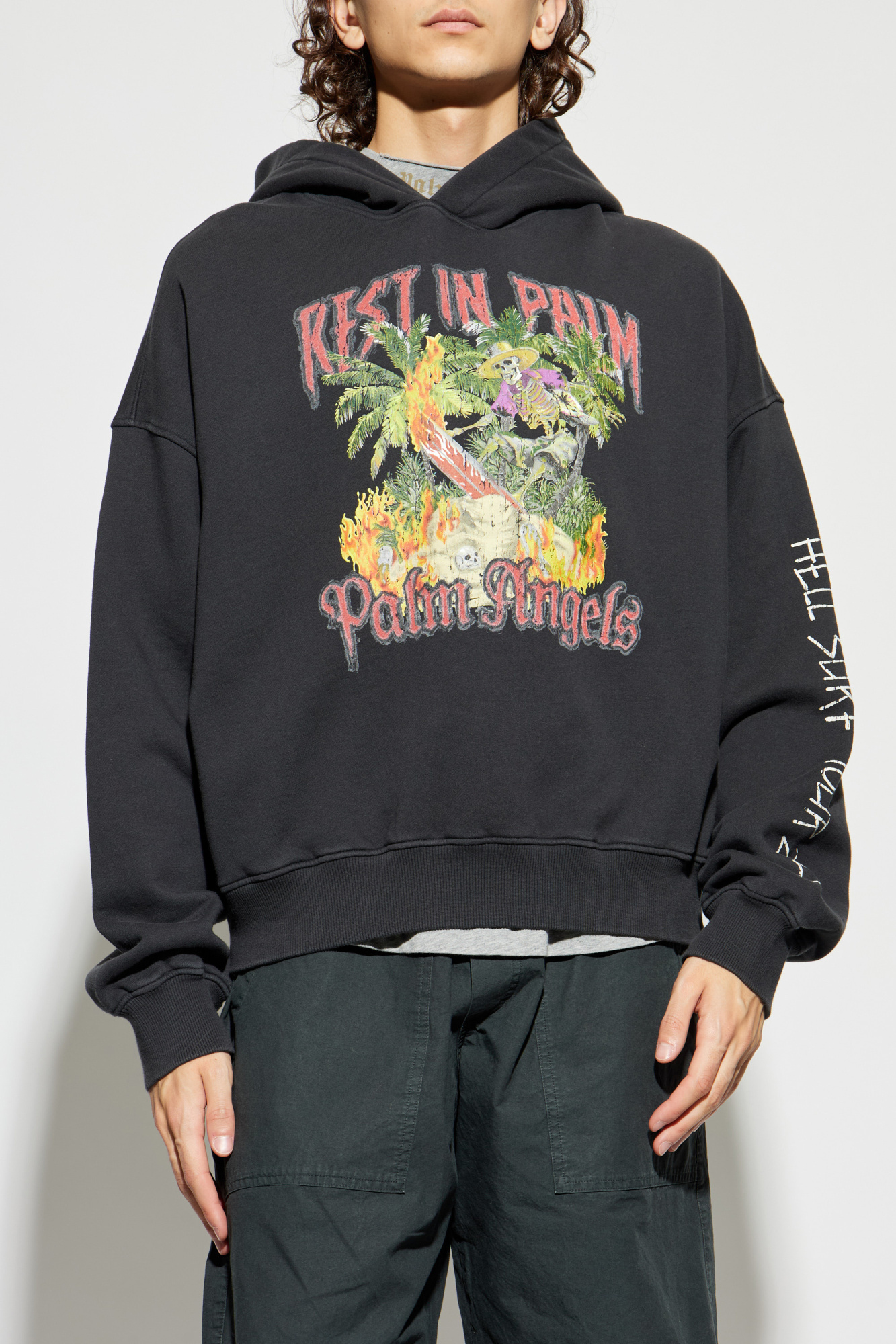 Palm Angels Sweatshirt with colorful print | Men's | Vitkac